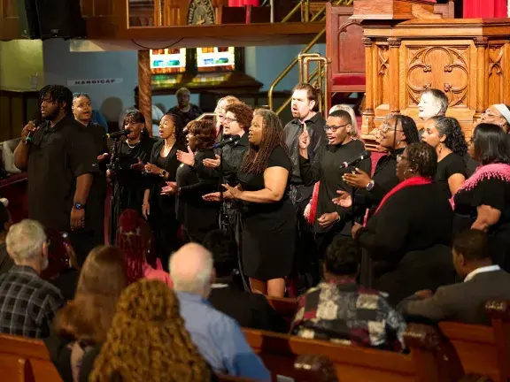 chorus singing